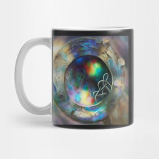 Alien Arcane Aesthic AiArt Rainbow Runes 2 Mug